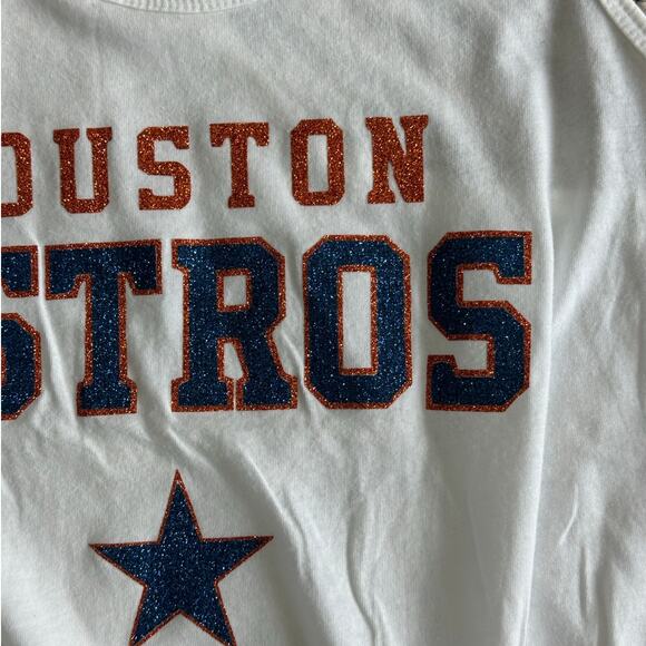 HOUSTON ASTROS Womens Racerback Tank Glitter Vinyl XL - Picture 6 of 6